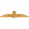 Ekena Millwork Eugene Rough Sawn Timber Gable Bracket, Western Red Cedar, 48"W x 14"H x 2"D x 6"F, 7/12 Pitch GBW048X14X0206EUG00RWR - alternate 3
